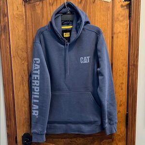 Caterpillar Navy Pullover Hoodie large